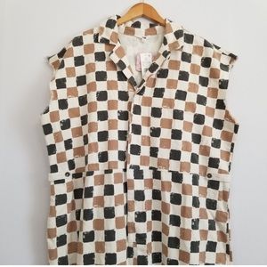 Ascot + Hart Checkered Jumpsuit